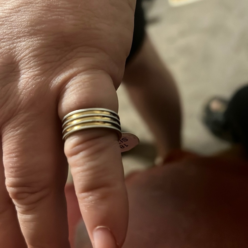 Stainless steel ring Size 7